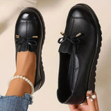 Sara | Mocassins Elegantes com Laço Plissado